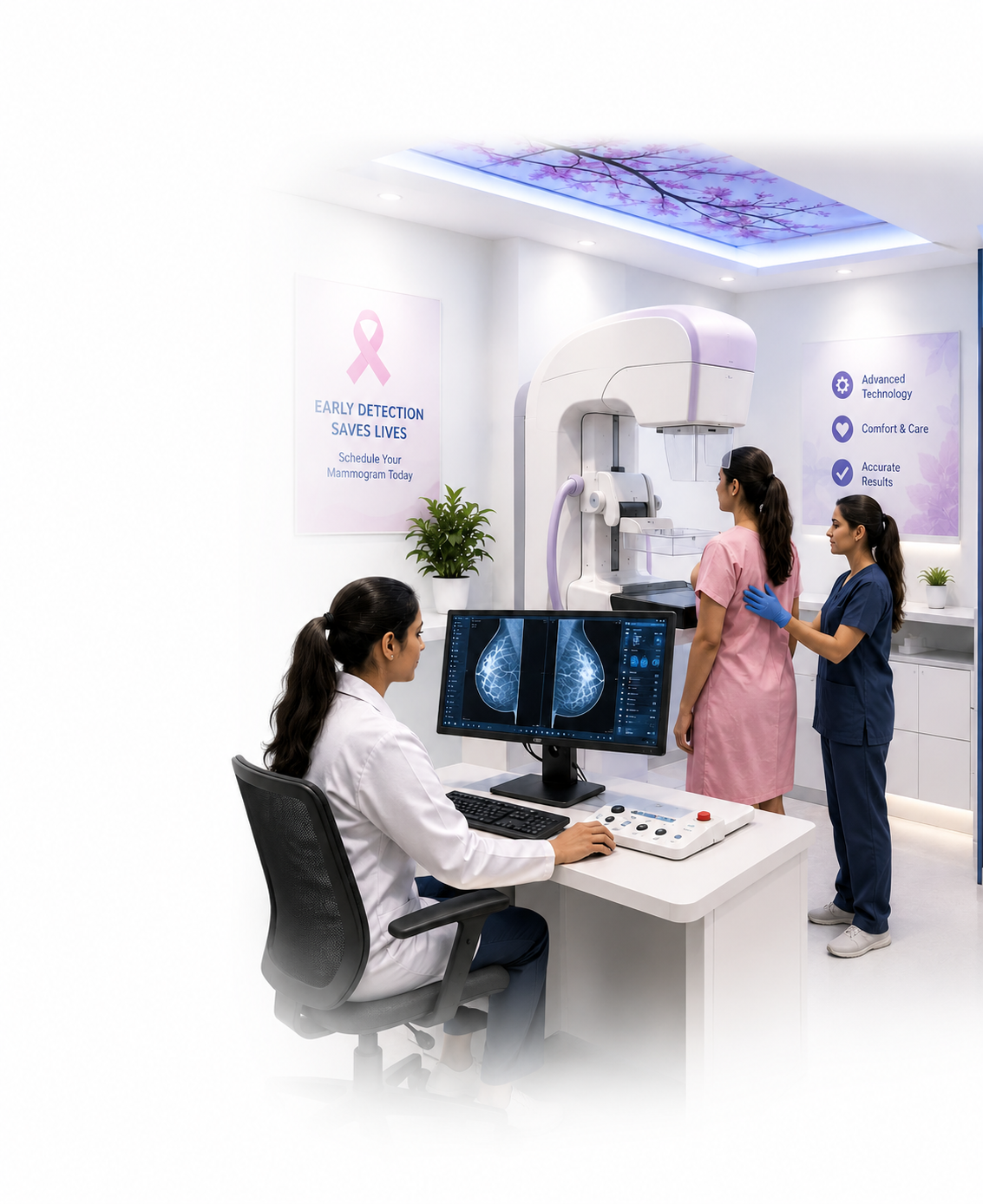 NexusCare laboratory scientist with global diagnostic technology